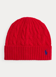 Wool Cashmere Cable Beanie