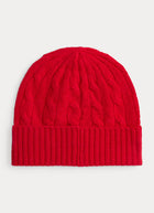 Wool Cashmere Cable Beanie