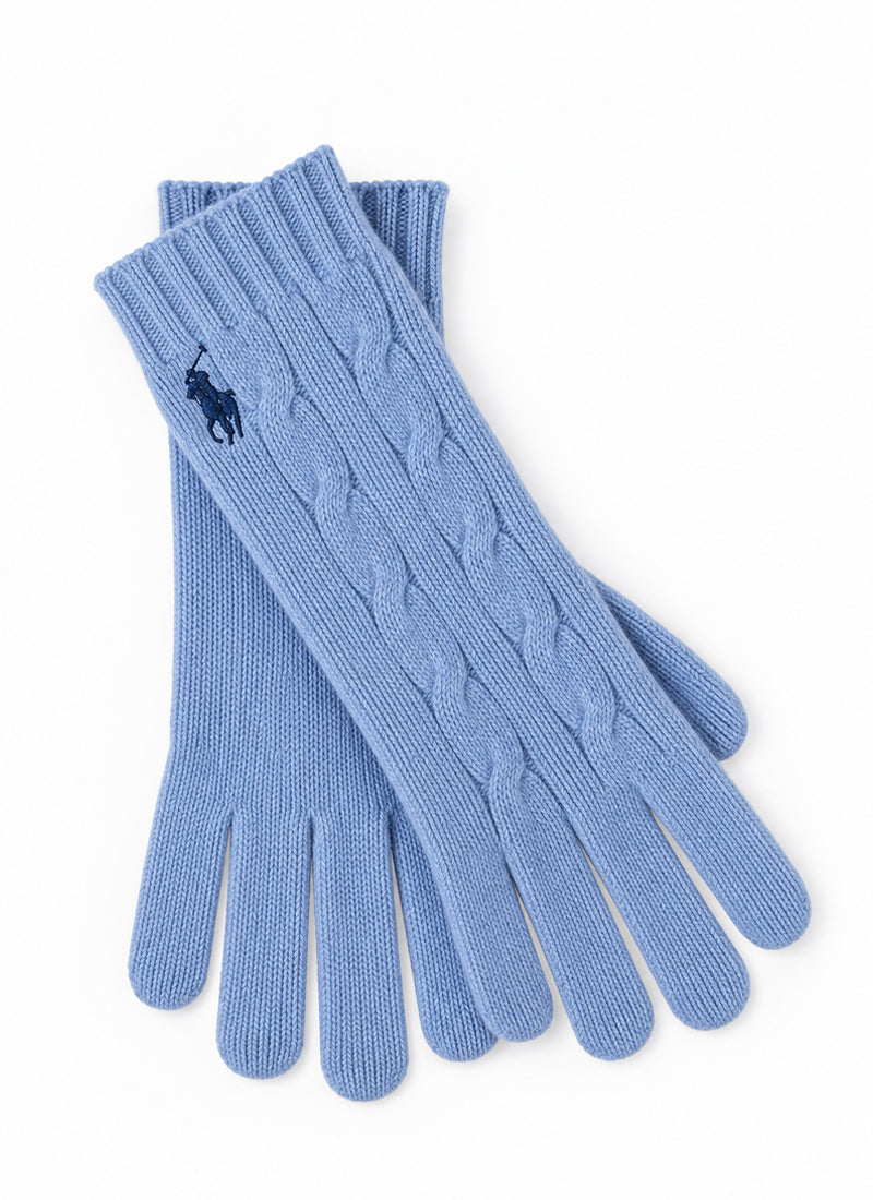 Wool Cashmere Classic Cable Glove