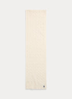 Wool Cashmere Classic Cable Scarf