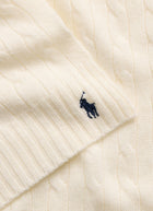 Wool Cashmere Classic Cable Scarf