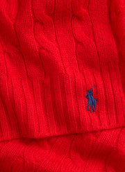 Wool Cashmere Classic Cable Scarf