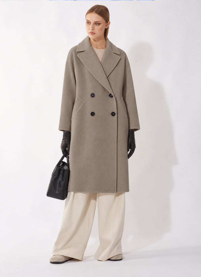 Double Breasted Wool Coat