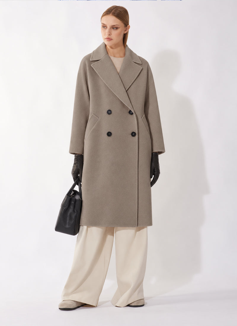 Double Breasted Wool Coat