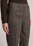 Peserico Wool Flannel Check Pant