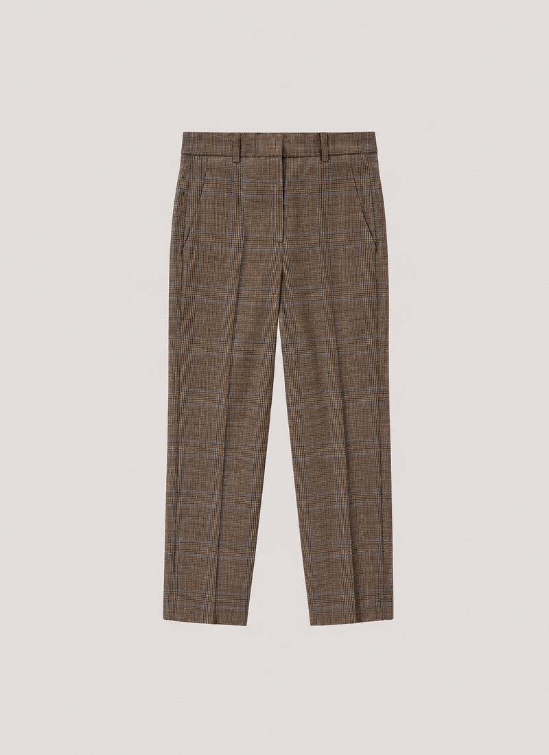 Full Wool Regular Plaid Pant