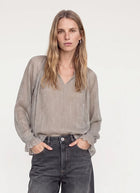 Ximena Glam V Neck Blouse