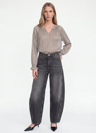Ximena Glam V Neck Blouse