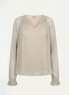 Ximena Glam V Neck Blouse