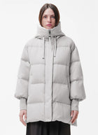Yume Tech Wool Hooded Down Coat