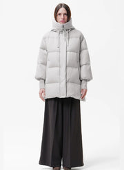Yume Tech Wool Hooded Down Coat