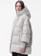 Yume Tech Wool Hooded Down Coat