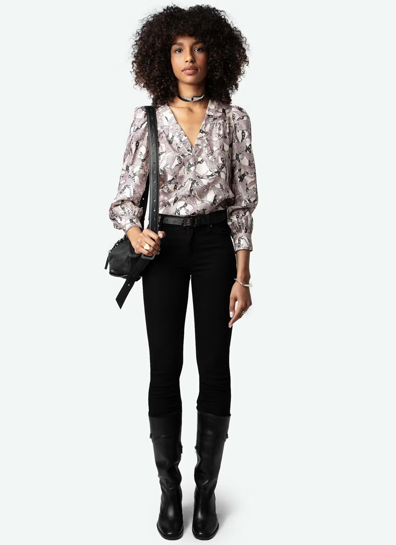 Zadig & Voltaire Telia Silk Twill Blouse