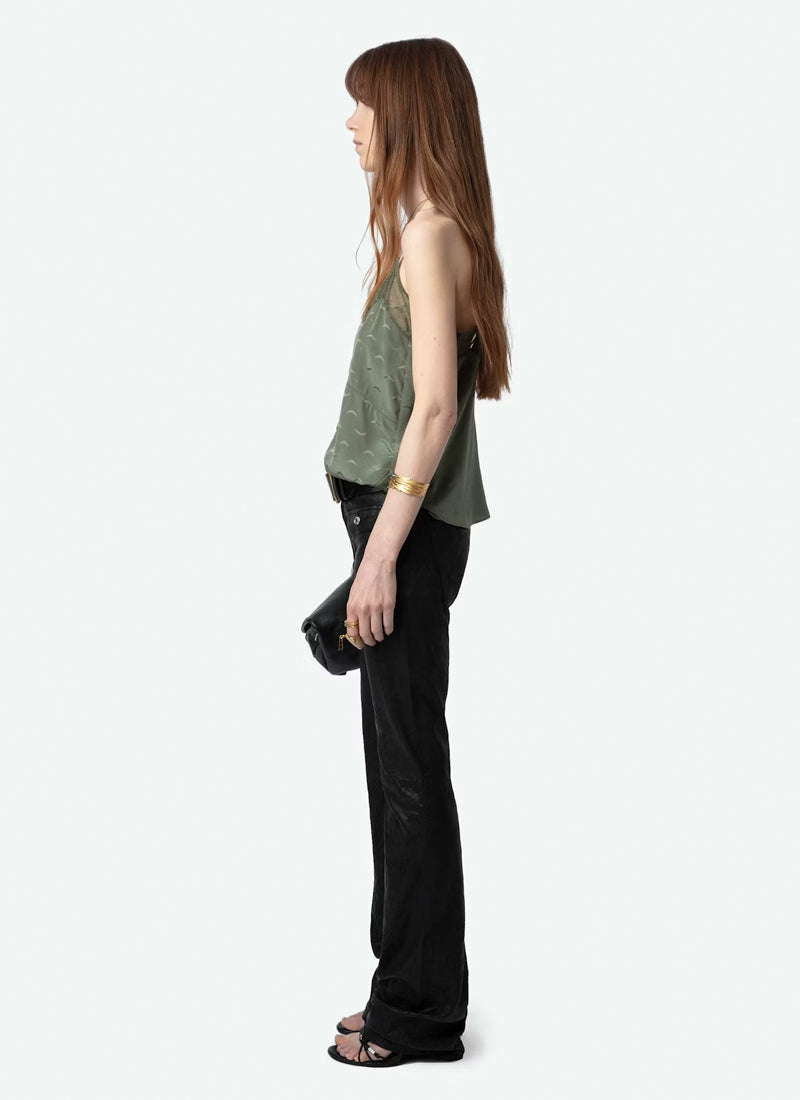 Zadig & Voltaire Cyoko Silk Jacquard Wings Camisole