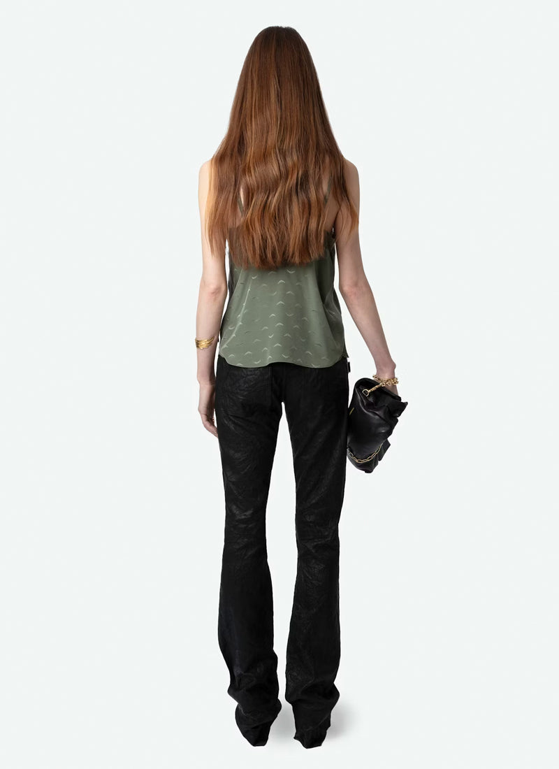 Zadig & Voltaire Cyoko Silk Jacquard Wings Camisole