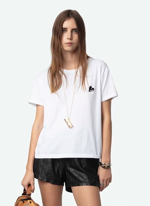 Zadig & Voltaire Marta Heart Zadig T-Shirt