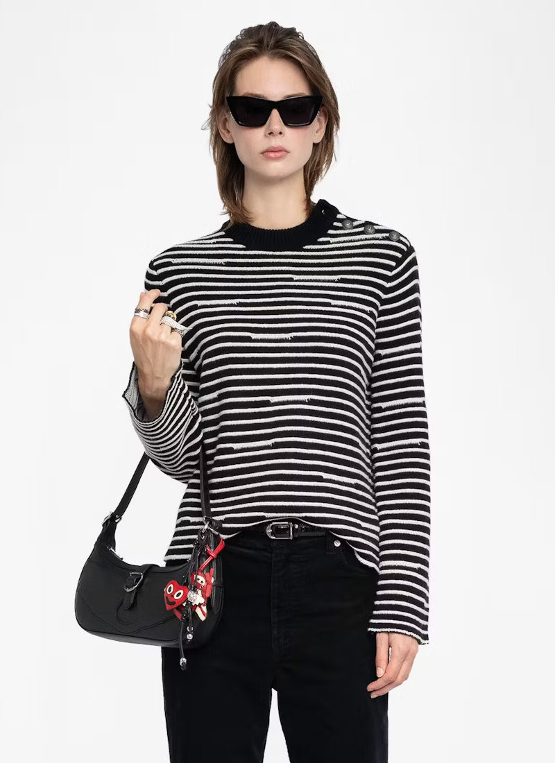  Spiky Long Sleeve Pullover by Zadig & Voltaire at Andrews 