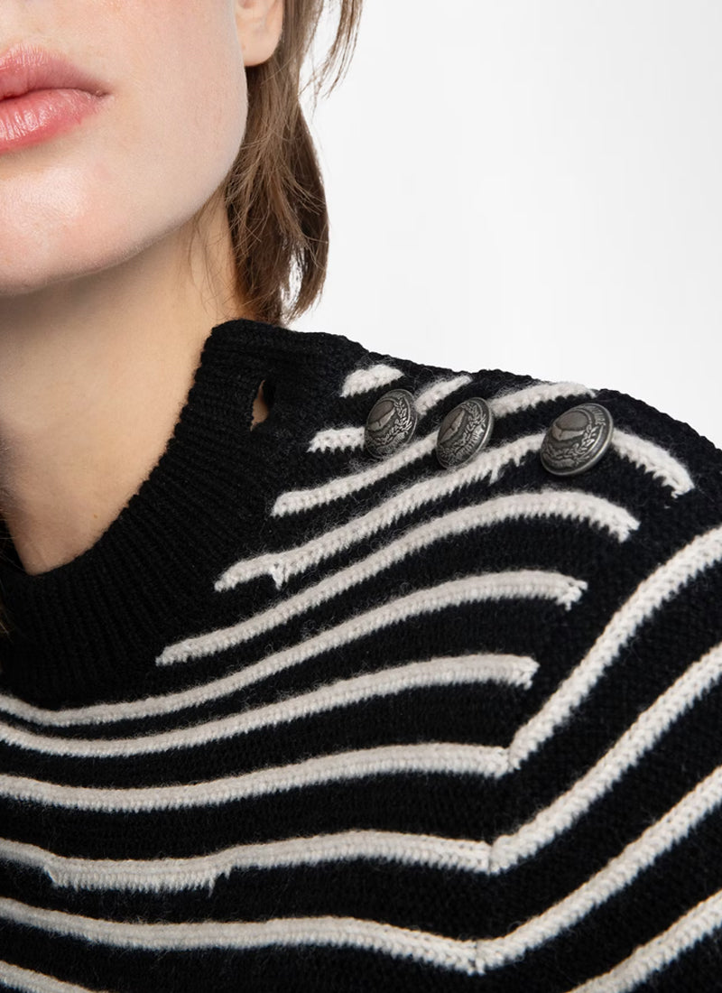  Spiky Long Sleeve Pullover by Zadig & Voltaire at Andrews 
