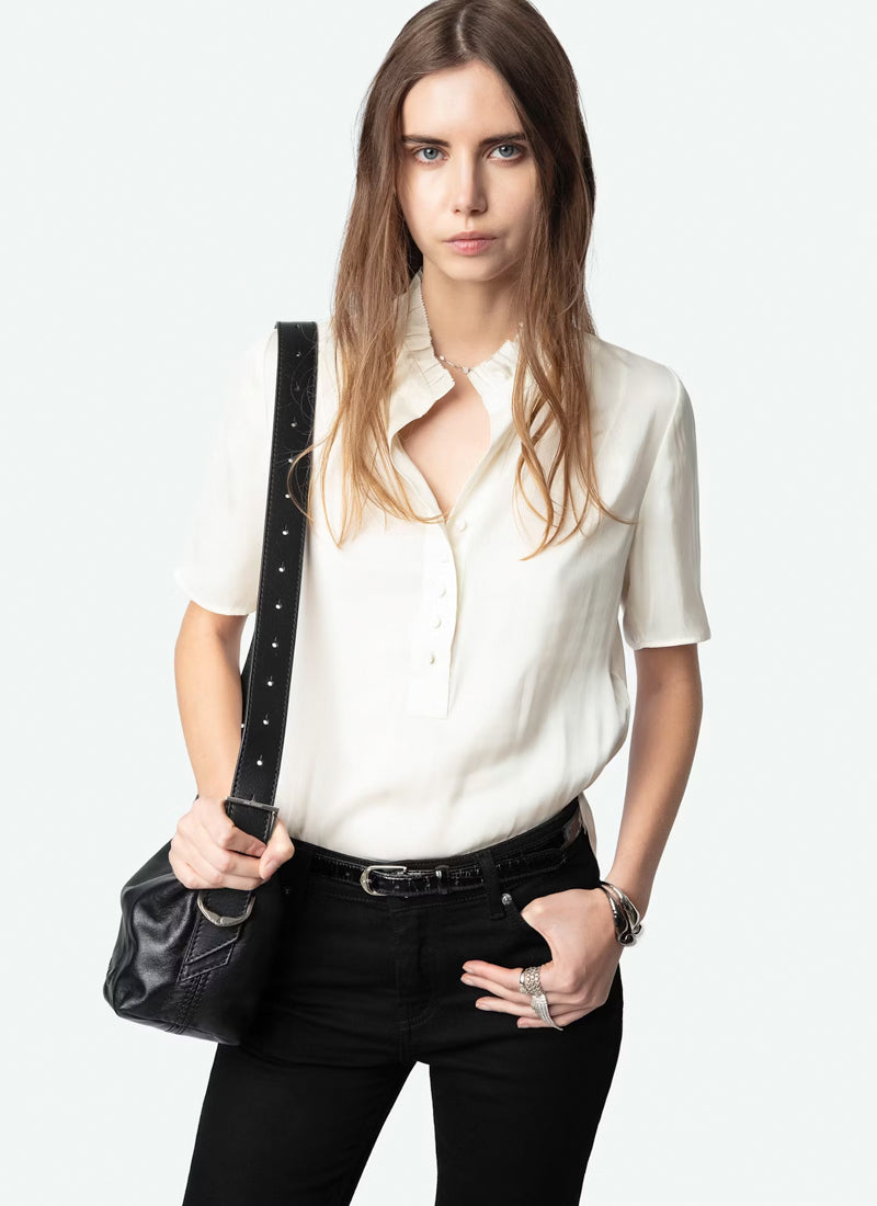 Zadig & Voltaire Topher Satin Top