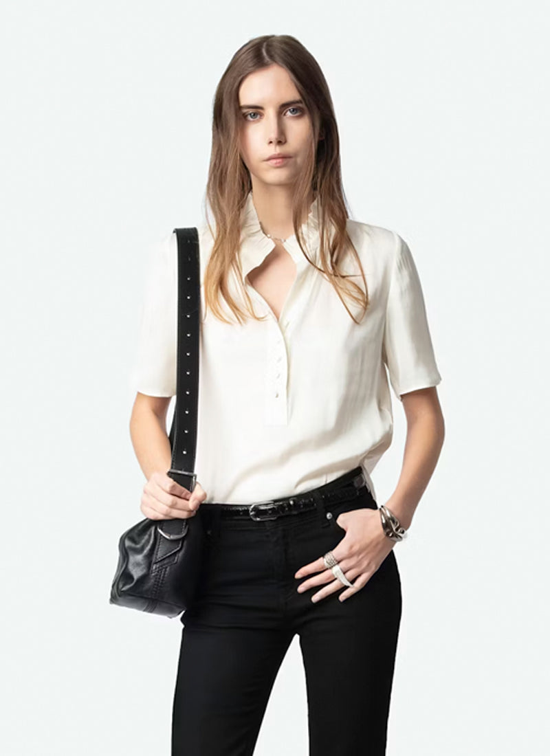 Zadig & Voltaire Topher Satin Top