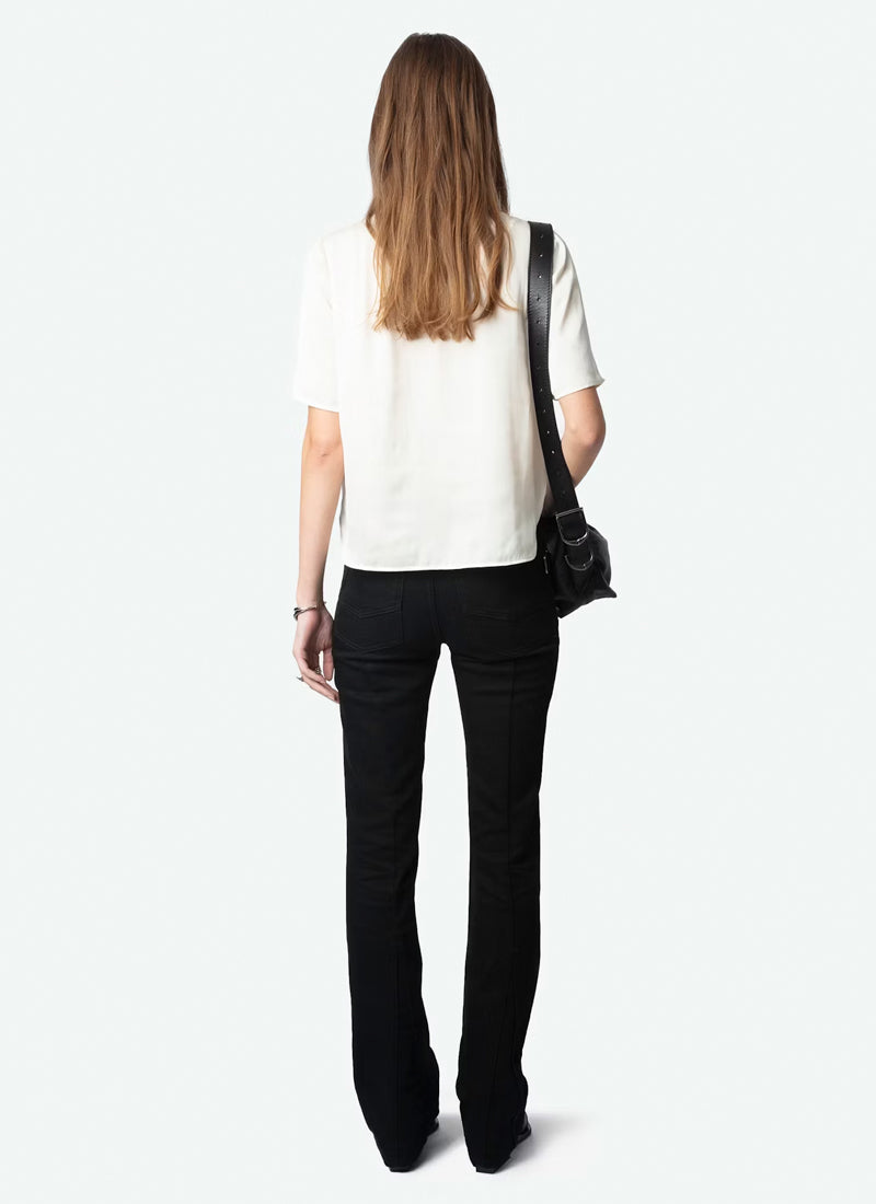 Zadig & Voltaire Topher Satin Top