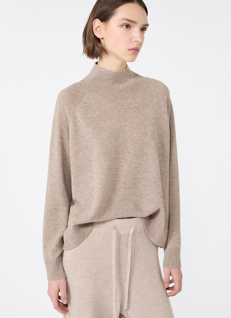 Zarina Relaxed Knit Turtleneck