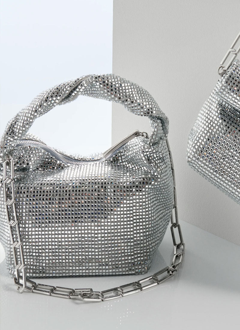Stine Goya Ziggy Sequin Micro Hobo Bag