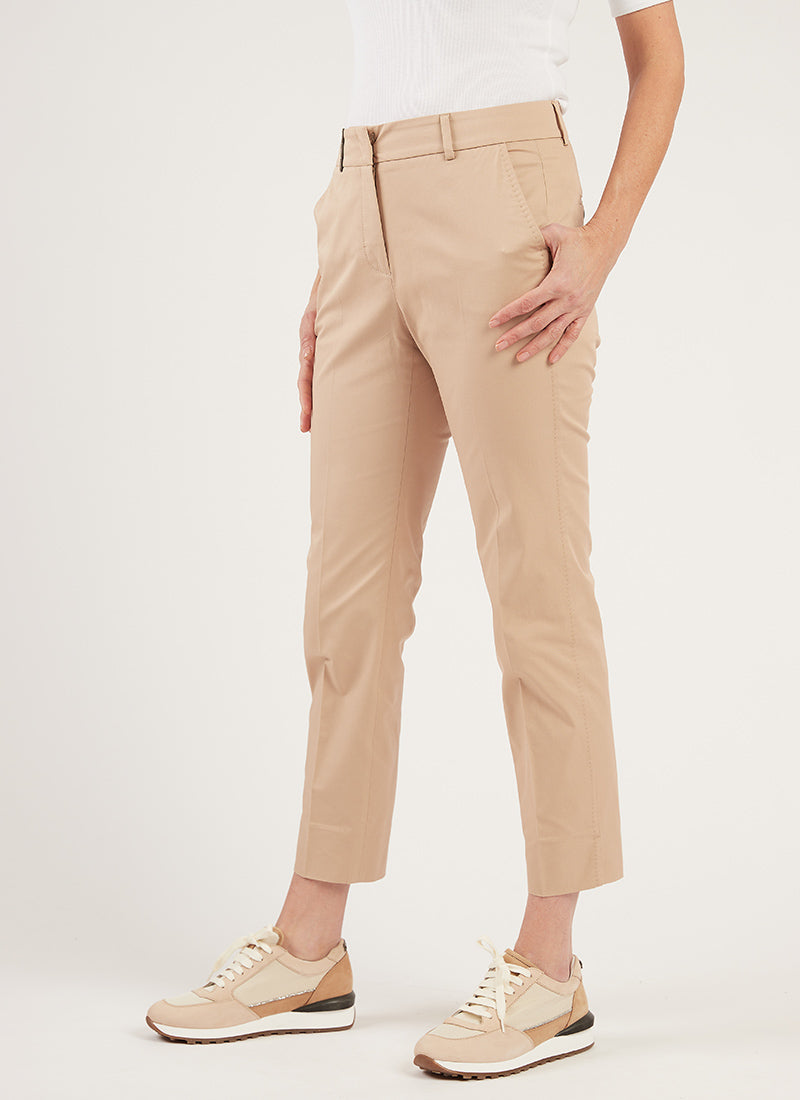 Peserico Monostretch Mid-Rise Slim-Leg Pant