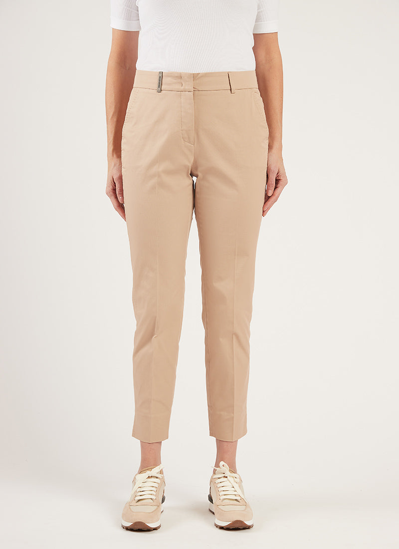 Peserico Monostretch Mid-Rise Slim-Leg Pant