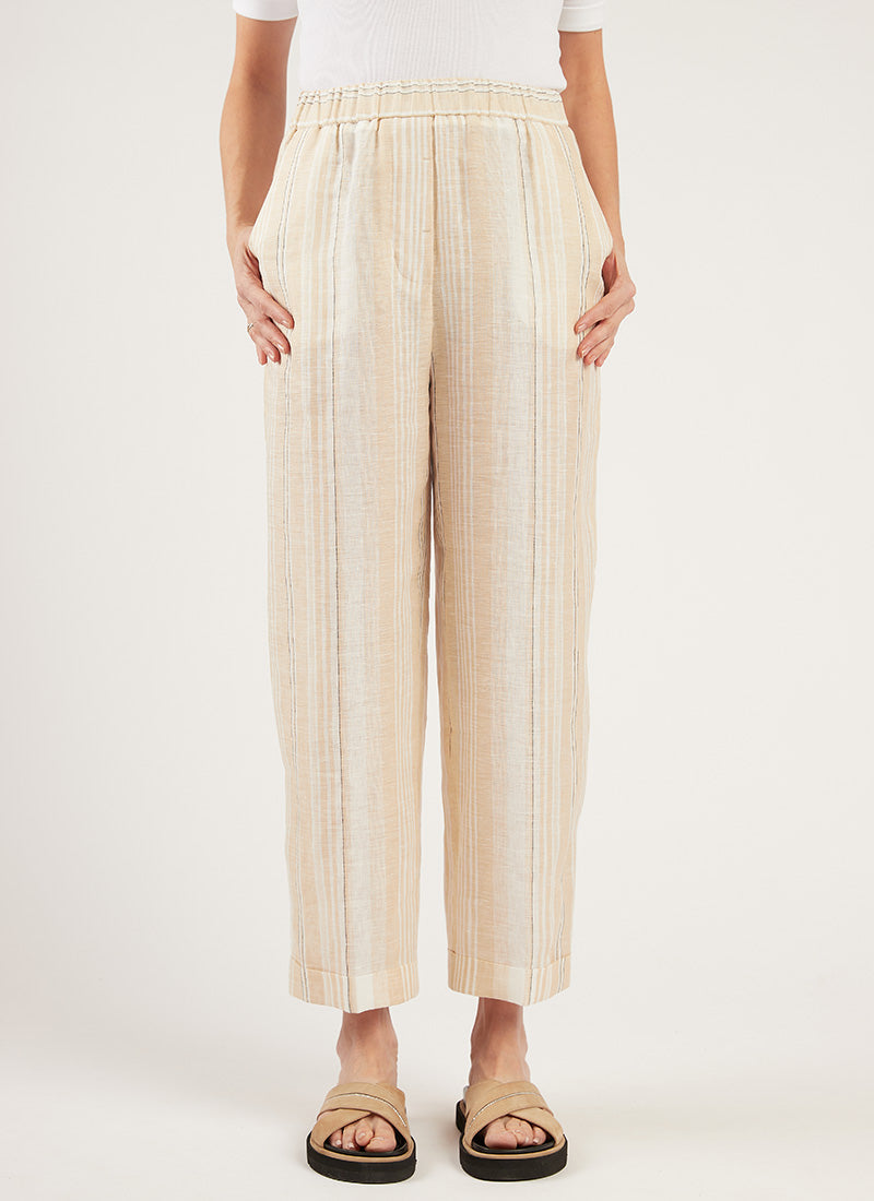Pinstripe on sale linen pants