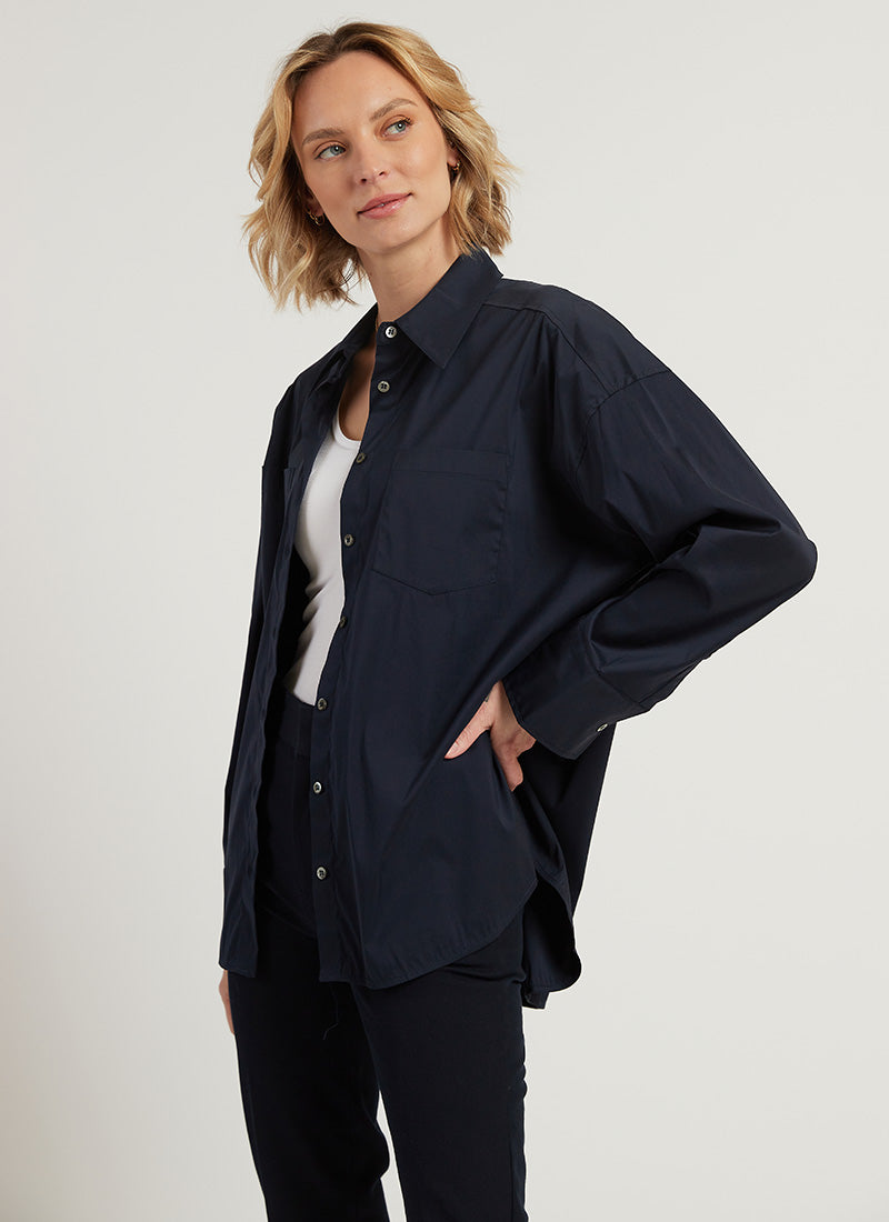Repeat Cotton Stretch Blouse
