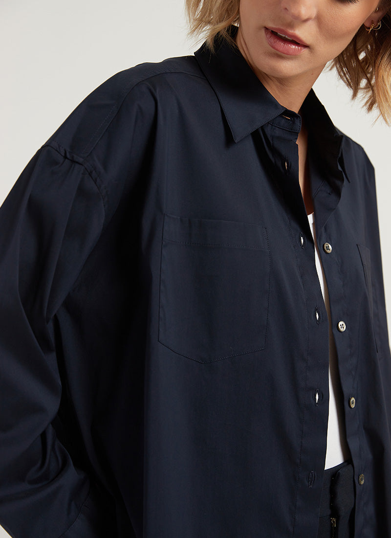 Repeat Cotton Stretch Blouse