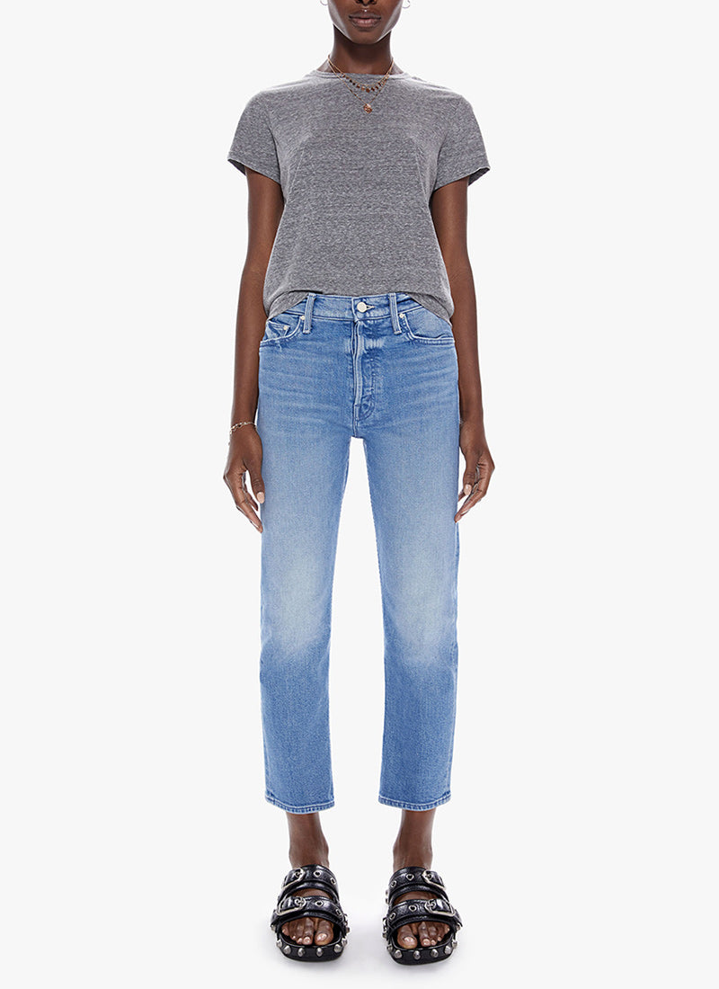 Mother The Tomcat Crop Slim Jean