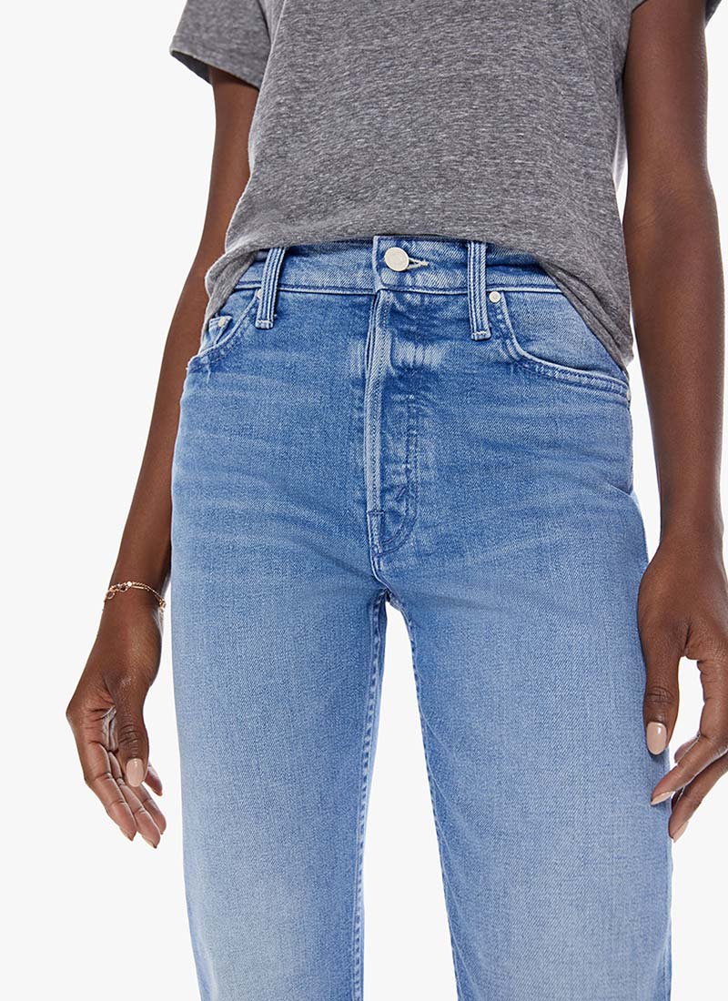 Mother The Tomcat Crop Slim Jean
