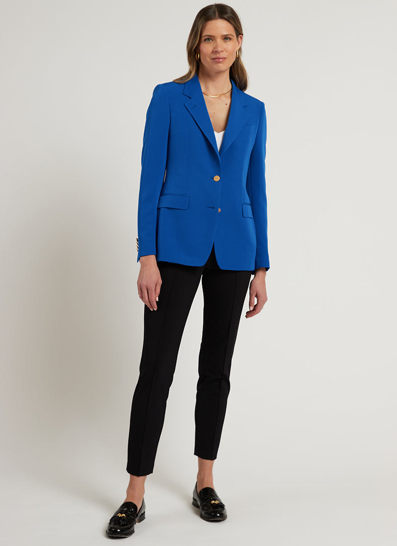 Tagliatore Linen Single-Breasted Blazer