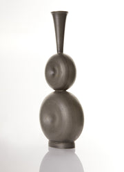 Haute Curature Gunnar Havstad Modernist Pewter Sculptural Vase, 1950s