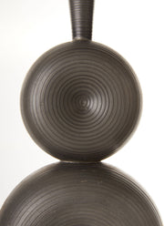Haute Curature Gunnar Havstad Modernist Pewter Sculptural Vase, 1950s