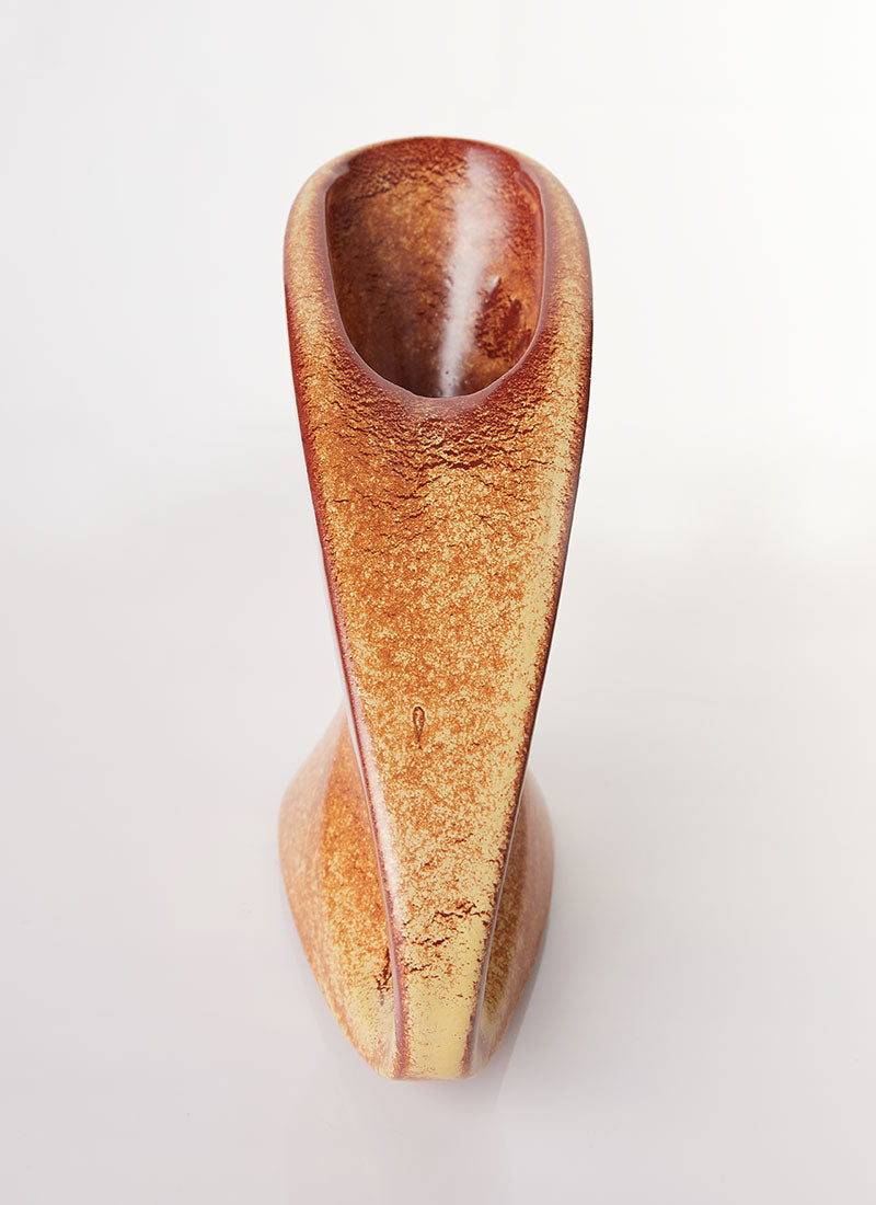 Haute Curature Bertoncello Ceramiche Mid-Mod Sculptural Abstract Jug Vase, 1960s-70s