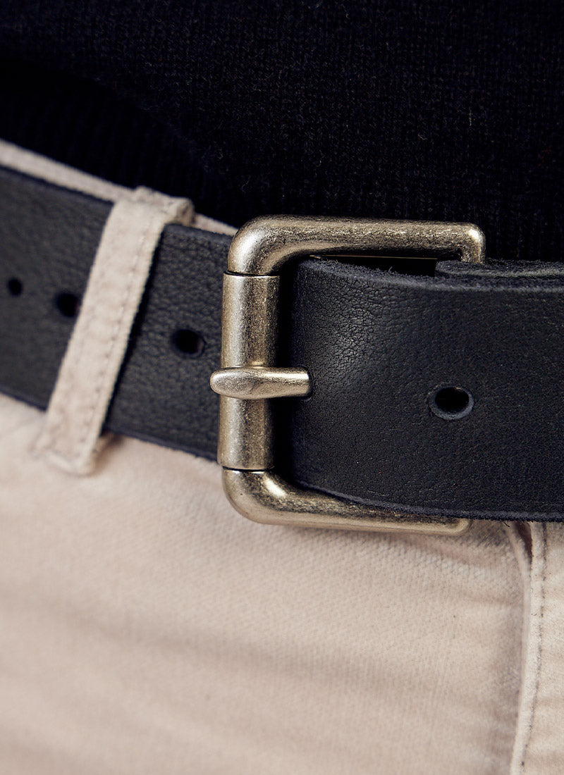 Brave Leather Anda Patterned Leather Belt