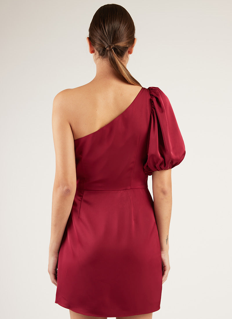 Sachin & Babi Amelia One-Shoulder Red Dress