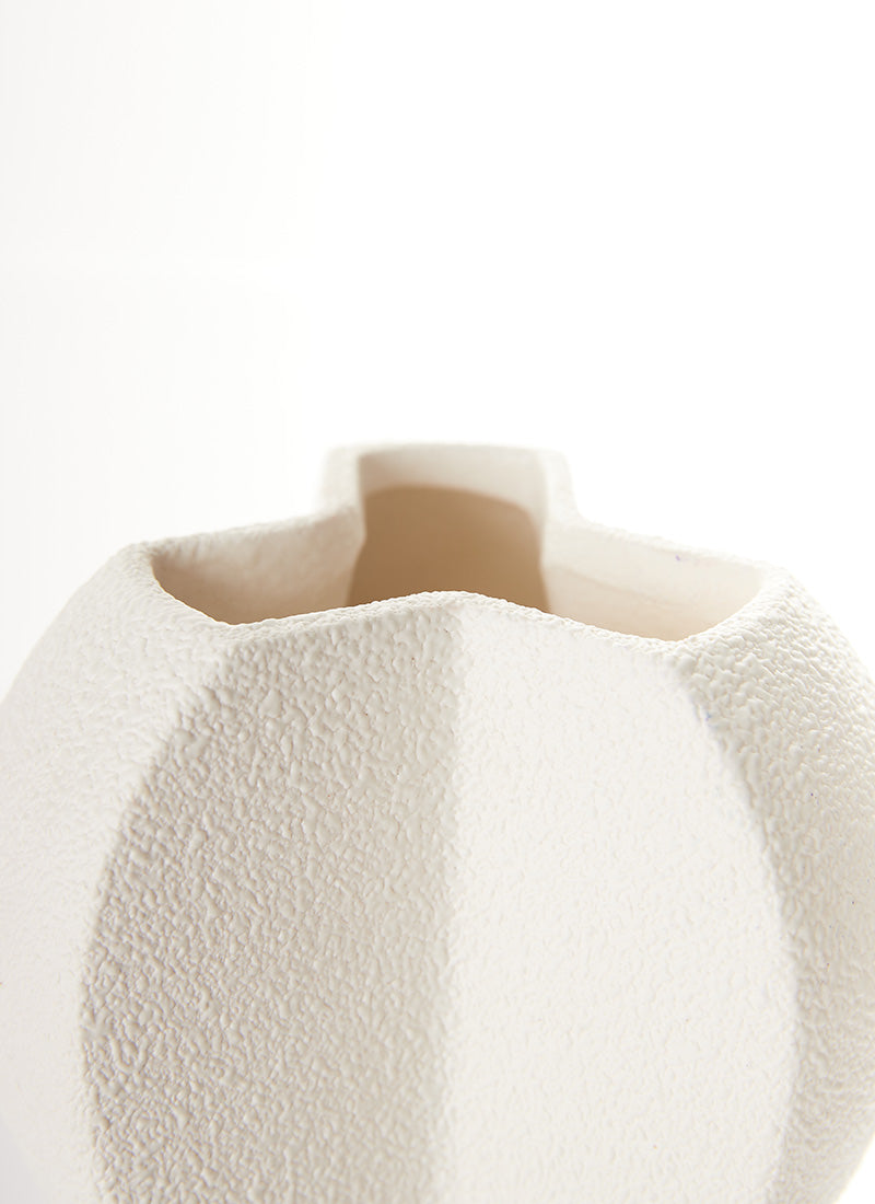 Haute Curature Bertoncello Ceramiche Modernist Sculptural Triparte Vase, 1960s-1970s
