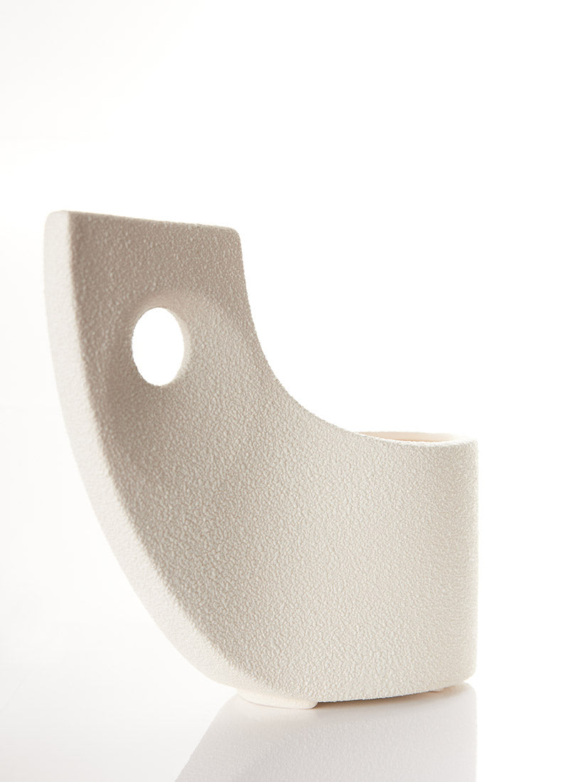 Haute Curature Bertoncello Ceramiche Sculptural Winged Vase, 1970s-1980s