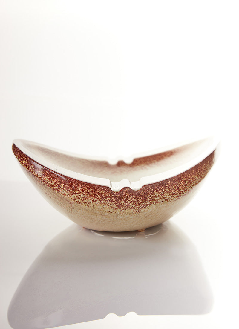 Haute Curature Bertoncello Sculptural Mid-Mod Soft Twist Dish, 1960s-70s