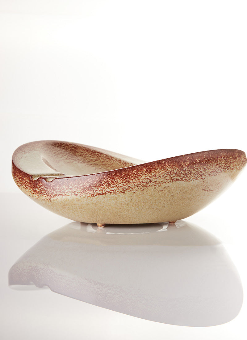 Haute Curature Bertoncello Sculptural Mid-Mod Soft Twist Dish, 1960s-70s