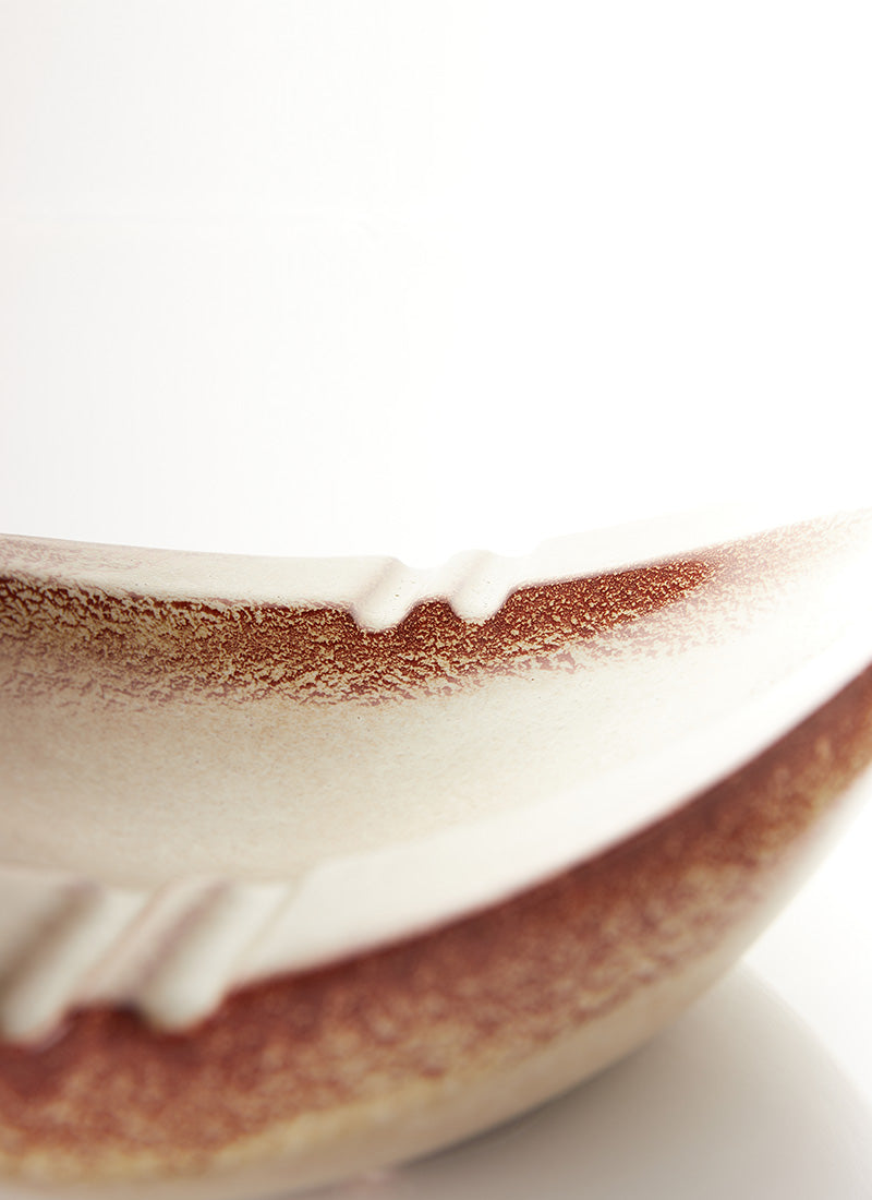 Haute Curature Bertoncello Sculptural Mid-Mod Soft Twist Dish, 1960s-70s
