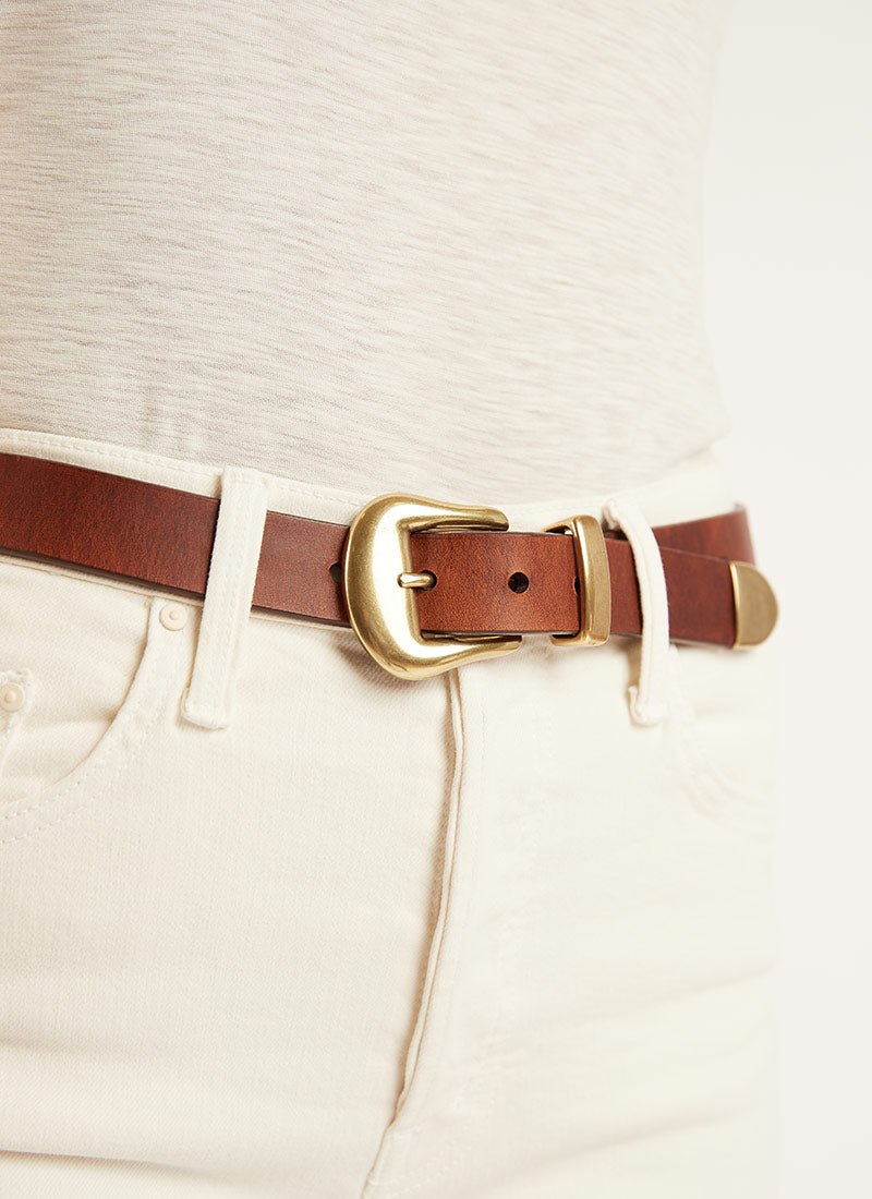 Brave Leather Joelle Bridle Leather Belt