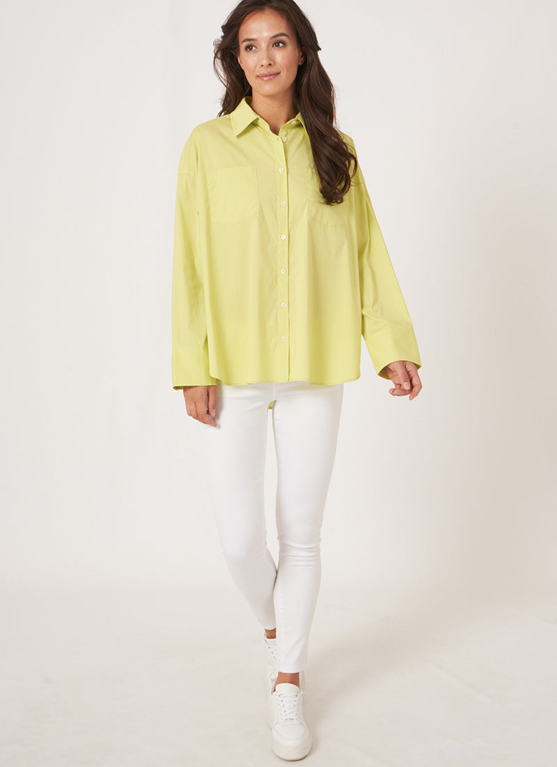 Repeat Cotton Stretch Blouse