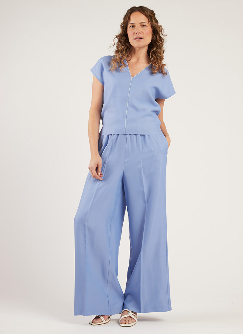 Forte Forte Fluid Ottoman V-Neck Top