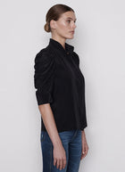 FRAME Gillian Silk Top