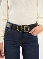Brave Leather Kasi Pebbled Leather Belt